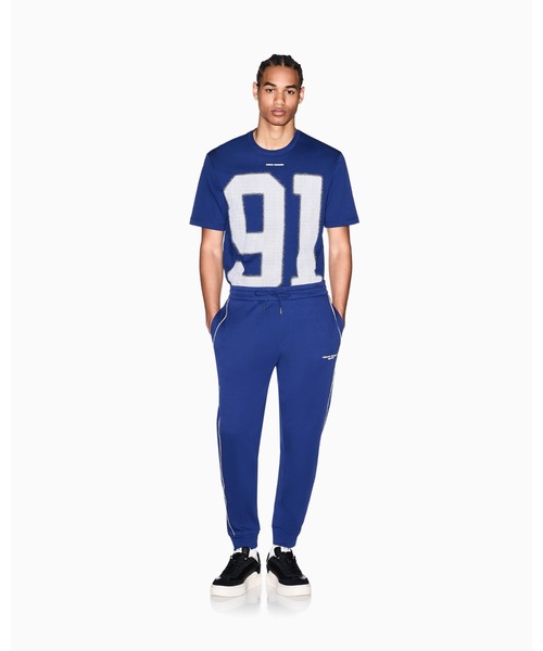 ARMANI EXCHANGE(アルマーニエクスチェンジ)の「【A|X アルマーニ エクスチェンジ】91ロゴ 半袖クルーネックTシャツ/REGULAR+(Tシャツ/カットソー・メンズ・ホワイト/グリーン/ピンク/インディゴブルー・X-LARGE/SMALL/MEDIUM/LARGE/XX-LARGE/X-SMALL)」の15枚目の写真
