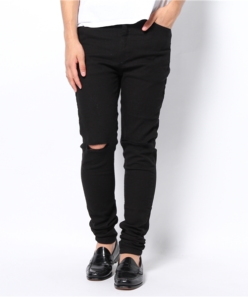 DANKE SCHON(ダンケシェーン)の「DankeSchon/ダンケシェーン/Damege Skinny Pants(その他パンツ・メンズ・ブラック/ホワイト/グレー/ブルー・MEDIUM/LARGE/X-LARGE/SMALL)」の14枚目の写真