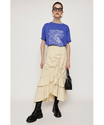 SLY | ASYMMETRY FRILL SK アシンメトリー フリル スカート セットアップ可能 ロングスカート(スカート)