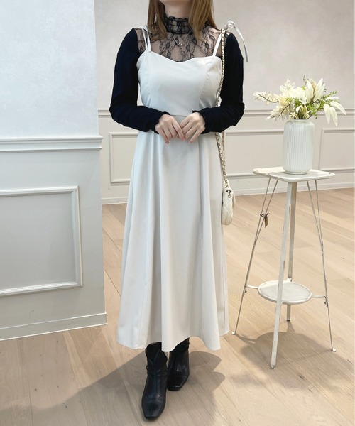 apres jour(アプレジュール)の「レース切り替えトップス【ZOZOTOWN限定アイテム】(Tシャツ/カットソー・レディース・ブラック/オフホワイト/ピンクベージュ・X-LARGE/フリー)」の22枚目の写真