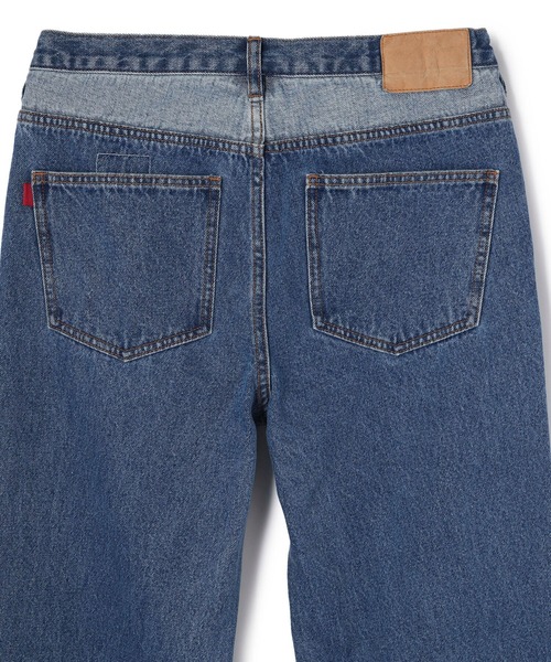 DANKE SCHON(ダンケシェーン)の「DankeSchon/ダンケシェーン/リメイクデニム/RemakeDenim frontboots(デニムパンツ・メンズ・ブラック/ブルー・MEDIUM/LARGE)」の14枚目の写真