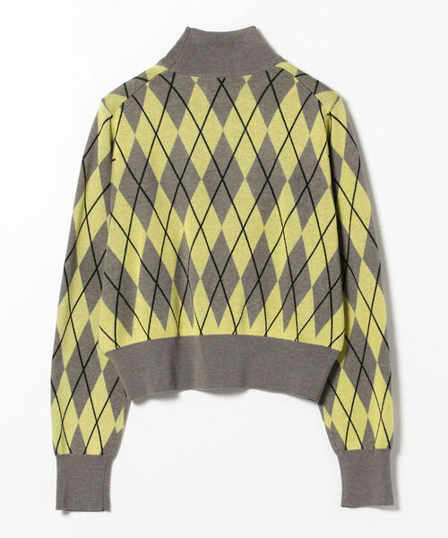 Ray BEAMS(レイビームス)の「FRED PERRY × Ray BEAMS / 別注 アーガイル タートル ニット(ニット/セーター・レディース・ブラウン/グレー・ONE SIZE)」の20枚目の写真