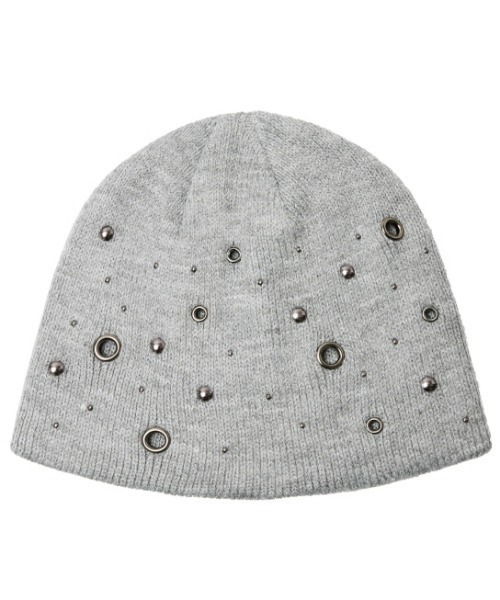 Midnight Move(ミッドナイトムーブ)の「A'GEM/9 × .kom 『MIDNIGHT MOVE/ミッドナイトムーブ』EYELET BEANIE/アイレットビーニー(ニットキャップ/ビーニー・レディース・グレー/アイボリー/ブラック・FREE)」の17枚目の写真