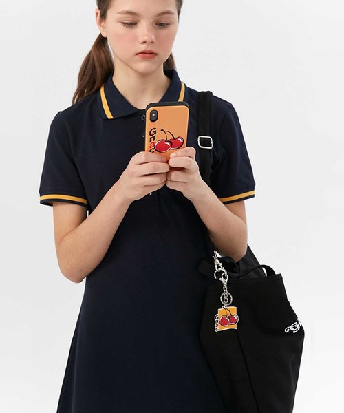 KIRSH(キルシー)の「『KIRSH × ROMANTIC CROWN』GNAC CHERRY KEY RING/GNACチェリーKR/キーリング/キーホルダー(キーホルダー・レディース・イエロー・FREE)」の5枚目の写真