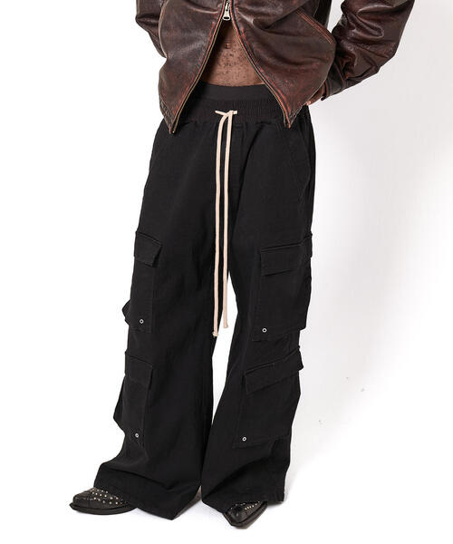 DANKE SCHON(ダンケシェーン)の「DankeSchon/ダンケシェーン/TCBLACK FLARE CARGOPANTS(カーゴパンツ・メンズ・ブラック・L/S/XL/M)」の17枚目の写真