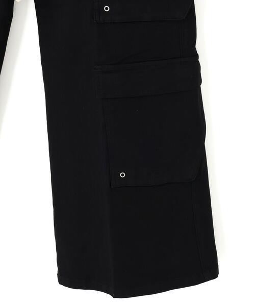 DANKE SCHON(ダンケシェーン)の「DankeSchon/ダンケシェーン/TCBLACK FLARE CARGOPANTS(カーゴパンツ・メンズ・ブラック・L/S/XL/M)」の8枚目の写真