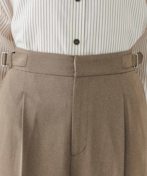 GLOBAL WORK(グローバルワーク)の「お手入れラクラクセットアップ/ストレートパンツ/600999(その他パンツ・レディース・グレイッシュベージュ/ブラック/ベージュ系その他/ネイビー/ブラウン・X-SMALL/LARGE/MEDIUM/SMALL)」の14枚目の写真