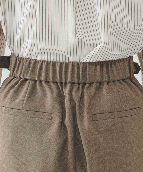 GLOBAL WORK(グローバルワーク)の「お手入れラクラクセットアップ/ストレートパンツ/600999(その他パンツ・レディース・グレイッシュベージュ/ブラック/ベージュ系その他/ネイビー/ブラウン・X-SMALL/LARGE/MEDIUM/SMALL)」の15枚目の写真