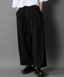 SITRY | 2Tuck Drape Wide Pants/2タック ドレープ ワイドパンツ スラックス(スラックス)