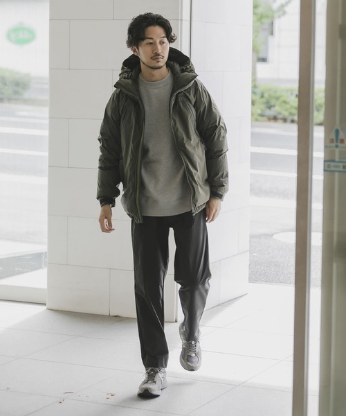 NANGA(ナンガ)の「『別注』MADE IN JAPAN NANGA×URiD AURORA 3LAYER DOWN BZ(ダウンジャケット/コート・メンズ・ベージュ系その他/ブラック/カーキ/チャコールグレー・SMALL/X-LARGE/LARGE/MEDIUM)」の7枚目の写真