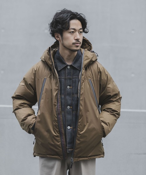 NANGA(ナンガ)の「『別注』MADE IN JAPAN NANGA×URiD AURORA 3LAYER DOWN BZ(ダウンジャケット/コート・メンズ・ベージュ系その他/ブラック/カーキ/チャコールグレー・SMALL/X-LARGE/LARGE/MEDIUM)」の10枚目の写真