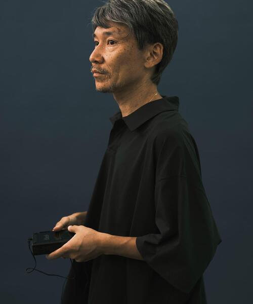 Wide Dad(ワイドダッド)の「Wide Dad BREEZY TECH ポロシャツ(ポロシャツ・メンズ・ブラック/ネイビー・1/2)」の4枚目の写真