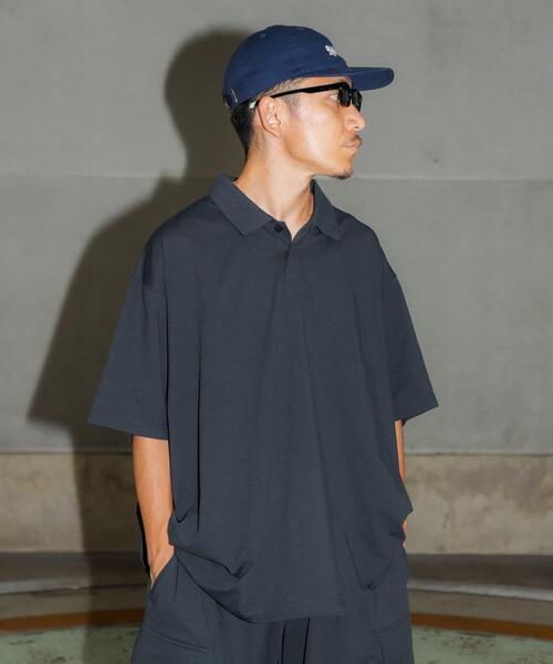 Wide Dad(ワイドダッド)の「Wide Dad BREEZY TECH ポロシャツ(ポロシャツ・メンズ・ブラック/ネイビー・1/2)」の8枚目の写真