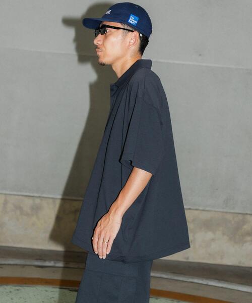 Wide Dad(ワイドダッド)の「Wide Dad BREEZY TECH ポロシャツ(ポロシャツ・メンズ・ブラック/ネイビー・1/2)」の9枚目の写真