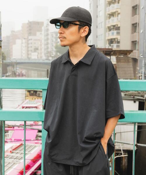 Wide Dad(ワイドダッド)の「Wide Dad BREEZY TECH ポロシャツ(ポロシャツ・メンズ・ブラック/ネイビー・1/2)」の13枚目の写真
