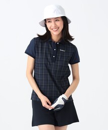 BEAMS GOLF | 〈WOMEN〉PURPLE LABEL / チェック 切り替え ポロシャツ(ポロシャツ)