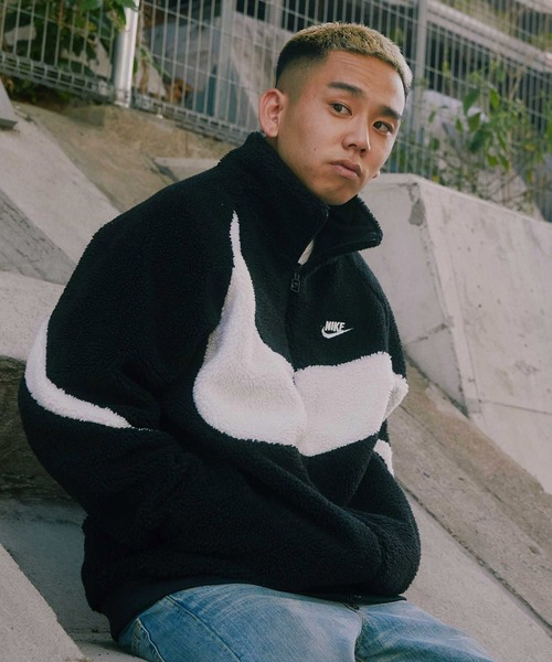 NIKE BIG SWOOSH SHERPA JACKET / ナイキ ビッグスウォッシュ リバーシブル ボア シェルパ ジャケット 【SP】の3枚目の写真
