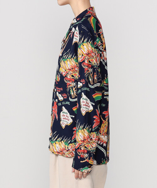 SUN SURF(サンサーフ)の「SUN SURF | ハワイアンシャツ “HISTORY OF THE ISLANDS” WOMEN(シャツ/ブラウス・レディース・ブルー系その他5・S)」の10枚目の写真