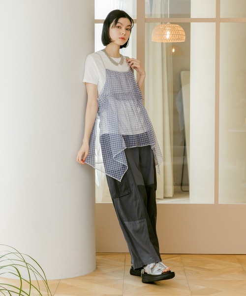 niko and...(ニコアンド)の「オリジナルWレースアップサンダル(サンダル・レディース・キャメル/ブラック/シルバー・SMALL/MEDIUM/LARGE)」の10枚目の写真