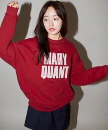 PUBLUX | MARY QUANT × PUBLUX/マリークワント レースロゴスウェット 限定展開(スウェット)