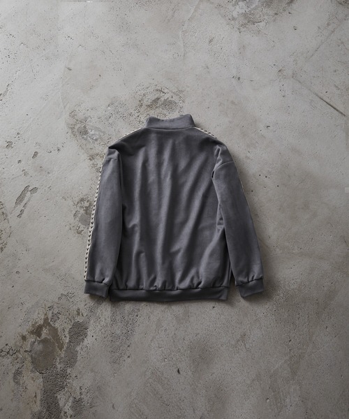CLEL(クレイル)の「【CLEL】Loose Side designTrack Jacket/ルーズ サイドデザイントラックジャケット(ブルゾン・メンズ・ブラック/グレー/ライトグレー/モカ・L/S/M)」の7枚目の写真
