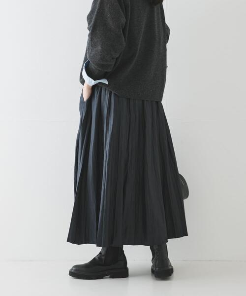 URBAN RESEARCH(アーバンリサーチ)の「チンツプリーツスカート(スカート・レディース・ブラック系その他/グレー系その他/ブラウン/ネイビー・FREE)」の11枚目の写真