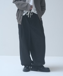 DOOPZ | Drawstring tuck wide pants - ドローストリングタックワイドパンツ(その他パンツ)