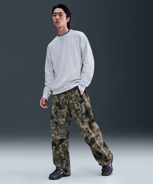 NIKE(ナイキ)の「ナイキ クラブ フリース メンズ オーバーサイズド フレンチテリー クルー / Nike Club Fleece Men's Oversized French Terry Crew HJ1820-051 Birch Heather(スウェット・メンズ・ミックスグレー・XL/L/M/2XL/S)」の15枚目の写真