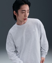NIKE | ナイキ クラブ フリース メンズ オーバーサイズド フレンチテリー クルー / Nike Club Fleece Men's Oversized French Terry Crew HJ1820-051 Birch Heather(スウェット)