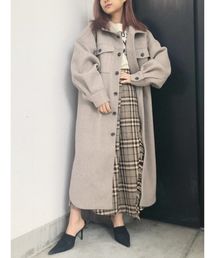 GYDA | オーバーサイズシャツコート(その他アウター)