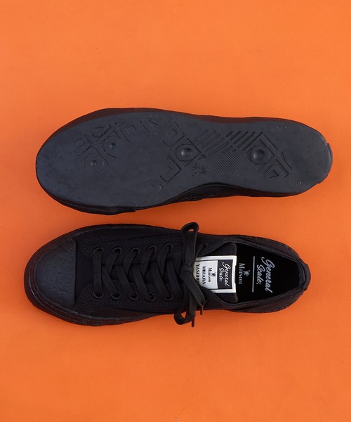 Maison MIHARA YASUHIRO(メゾンミハラヤスヒロ)の「General Scale. Maison MIHARA YASUHIRO /ジェネラルスケール メゾンミハラヤスヒロ ROY / Canvas Low-Top Sneakers (S16FW701)(スニーカー・メンズ・ホワイト/ブラック/ブラック×ブラック・43/42/41/40/44)」の15枚目の写真