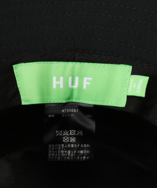 HUF(ハフ)の「【HUF / ハフ】TANGLED WEBS BUCKET(ハット・メンズ・ブラック・FREE)」の10枚目の写真