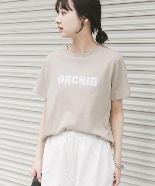 ITEMS URBANRESEARCH(アイテムズ アーバンリサーチ)の「フロッキープリントTシャツ(Tシャツ/カットソー・レディース・ライトブルー/ライトベージュ/チャコールグレー/ホワイト・FREE)」の16枚目の写真