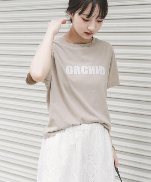 ITEMS URBANRESEARCH(アイテムズ アーバンリサーチ)の「フロッキープリントTシャツ(Tシャツ/カットソー・レディース・ライトブルー/ライトベージュ/チャコールグレー/ホワイト・FREE)」の17枚目の写真
