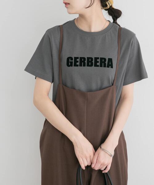 ITEMS URBANRESEARCH(アイテムズ アーバンリサーチ)の「フロッキープリントTシャツ(Tシャツ/カットソー・レディース・ライトブルー/ライトベージュ/チャコールグレー/ホワイト・FREE)」の22枚目の写真