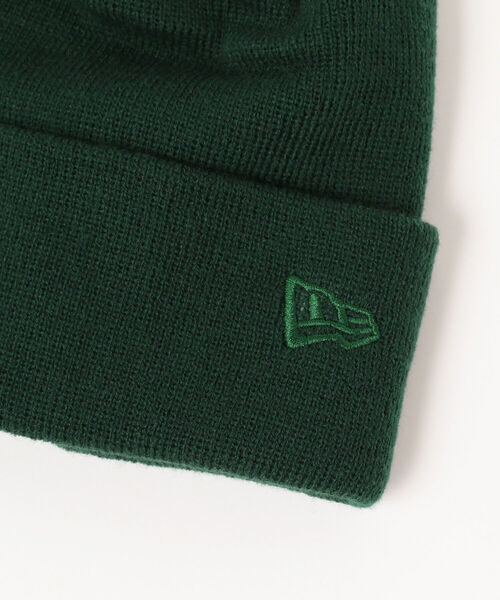 BEAMS BOY(ビームスボーイ)の「NEW ERA × BEAMS BOY / 別注 ポン ニット ワッチキャップ(ニットキャップ/ビーニー・レディース・ネイビー/ブラウン/グリーン・ONE SIZE)」の10枚目の写真