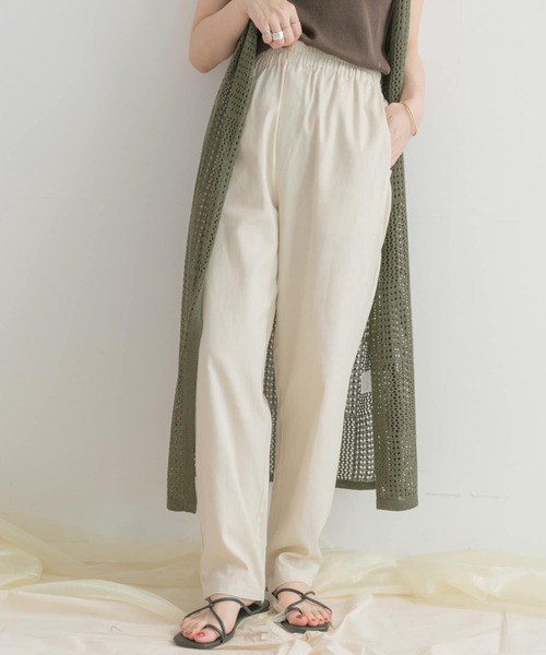 ITEMS URBANRESEARCH(アイテムズ アーバンリサーチ)の「シェフパンツ(その他パンツ・レディース・ライトベージュ/ベージュ系その他/チャコールグレー/カーキ・FREE)」の3枚目の写真