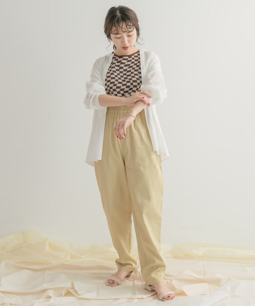 ITEMS URBANRESEARCH(アイテムズ アーバンリサーチ)の「シェフパンツ(その他パンツ・レディース・ライトベージュ/ベージュ系その他/チャコールグレー/カーキ・FREE)」の11枚目の写真