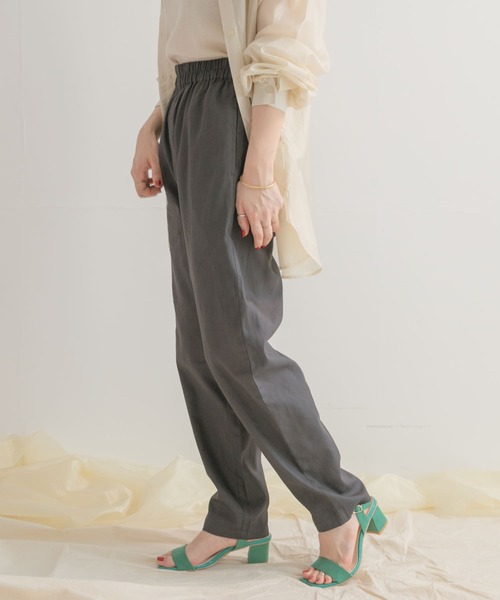 ITEMS URBANRESEARCH(アイテムズ アーバンリサーチ)の「シェフパンツ(その他パンツ・レディース・ライトベージュ/ベージュ系その他/チャコールグレー/カーキ・FREE)」の12枚目の写真