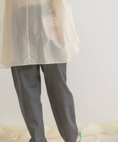 ITEMS URBANRESEARCH(アイテムズ アーバンリサーチ)の「シェフパンツ(その他パンツ・レディース・ライトベージュ/ベージュ系その他/チャコールグレー/カーキ・FREE)」の18枚目の写真