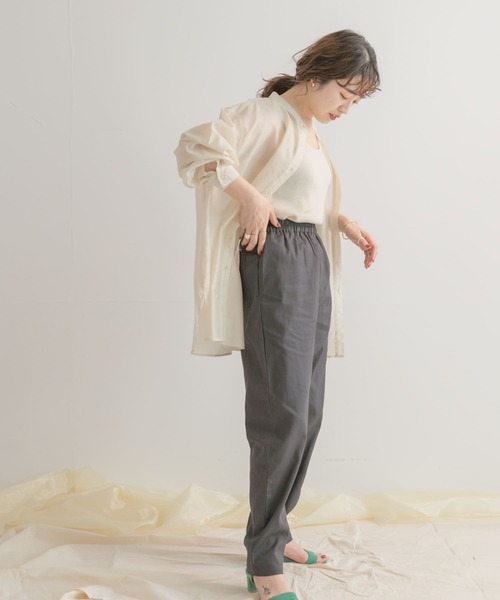 ITEMS URBANRESEARCH(アイテムズ アーバンリサーチ)の「シェフパンツ(その他パンツ・レディース・ライトベージュ/ベージュ系その他/チャコールグレー/カーキ・FREE)」の20枚目の写真