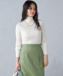 SHIPS | Primary NavyLabel:シルク カシミヤ タートルネック 23AW(ニット/セーター)