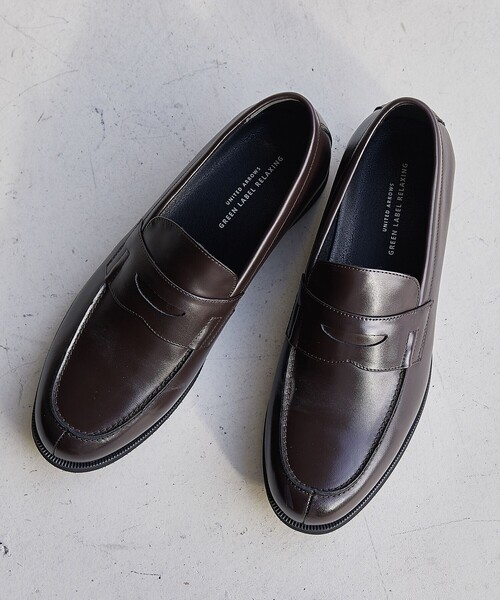 green label relaxing(グリーンレーベルリラクシング)の「GLR レザー V3 ローファー(ローファー・メンズ・ダークブラウン/ブラック・26.5cm/27cm/26cm/25cm/25.5cm)」の1枚目の写真