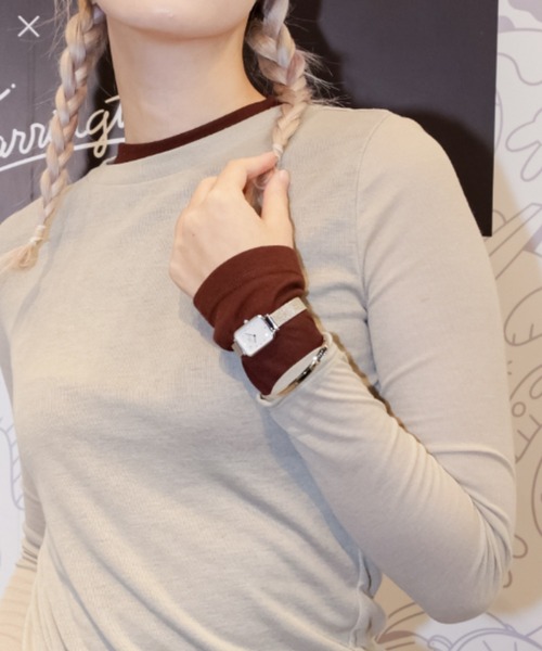 Daniel Wellington(ダニエルウェリントン)の「QUADRO LUMINE腕時計(アナログ腕時計・レディース・ホワイト×ゴールド/ホワイト×イエロー/ホワイト×シルバー・ONE SIZE)」の6枚目の写真