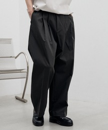 WYM LIDNM | OUT TUCK LOOSE STRAIGHT SLACKS(スラックス)