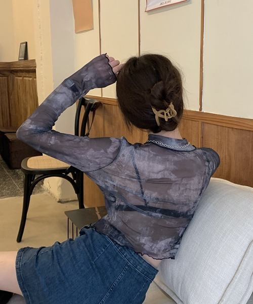 HALEY PESCA/ミニ丈 シースルートップス　カットソーの17枚目の写真