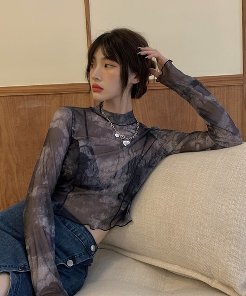 HALEY PESCA/ミニ丈 シースルートップス　カットソーの19枚目の写真