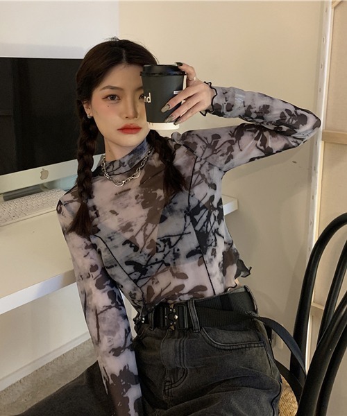 HALEY PESCA/ミニ丈 シースルートップス　カットソーの14枚目の写真