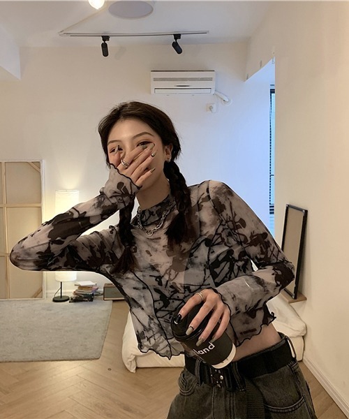 HALEY PESCA/ミニ丈 シースルートップス　カットソーの13枚目の写真