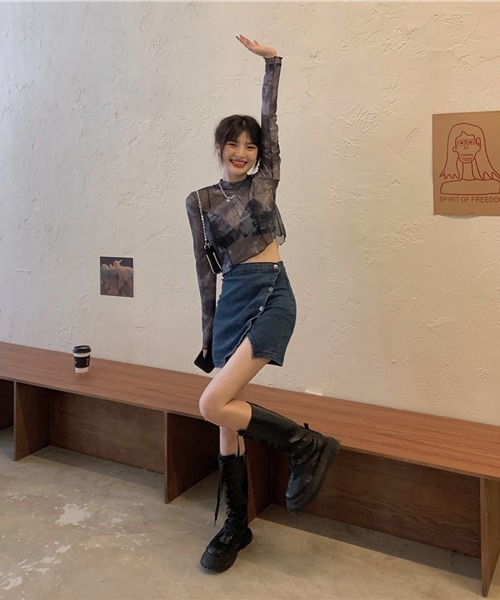 HALEY PESCA/ミニ丈 シースルートップス　カットソーの22枚目の写真